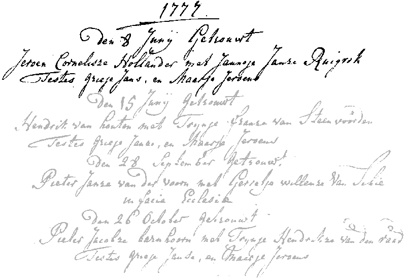 17770608 huw akte RK-N'wijk Jeroen C d Hollander - Jannetje J Ruijgrok